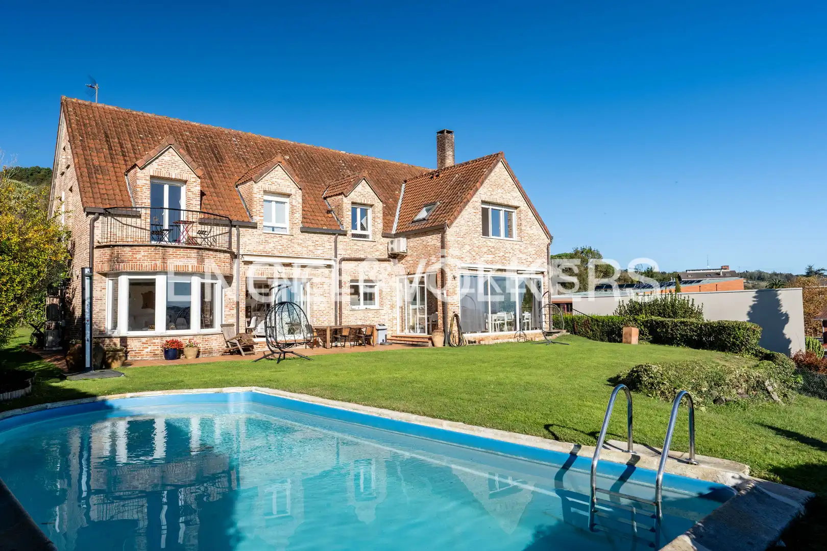 Swimming pool of Country homes for sale in Hondarribia  with Air Conditioner, Heating and Private garden