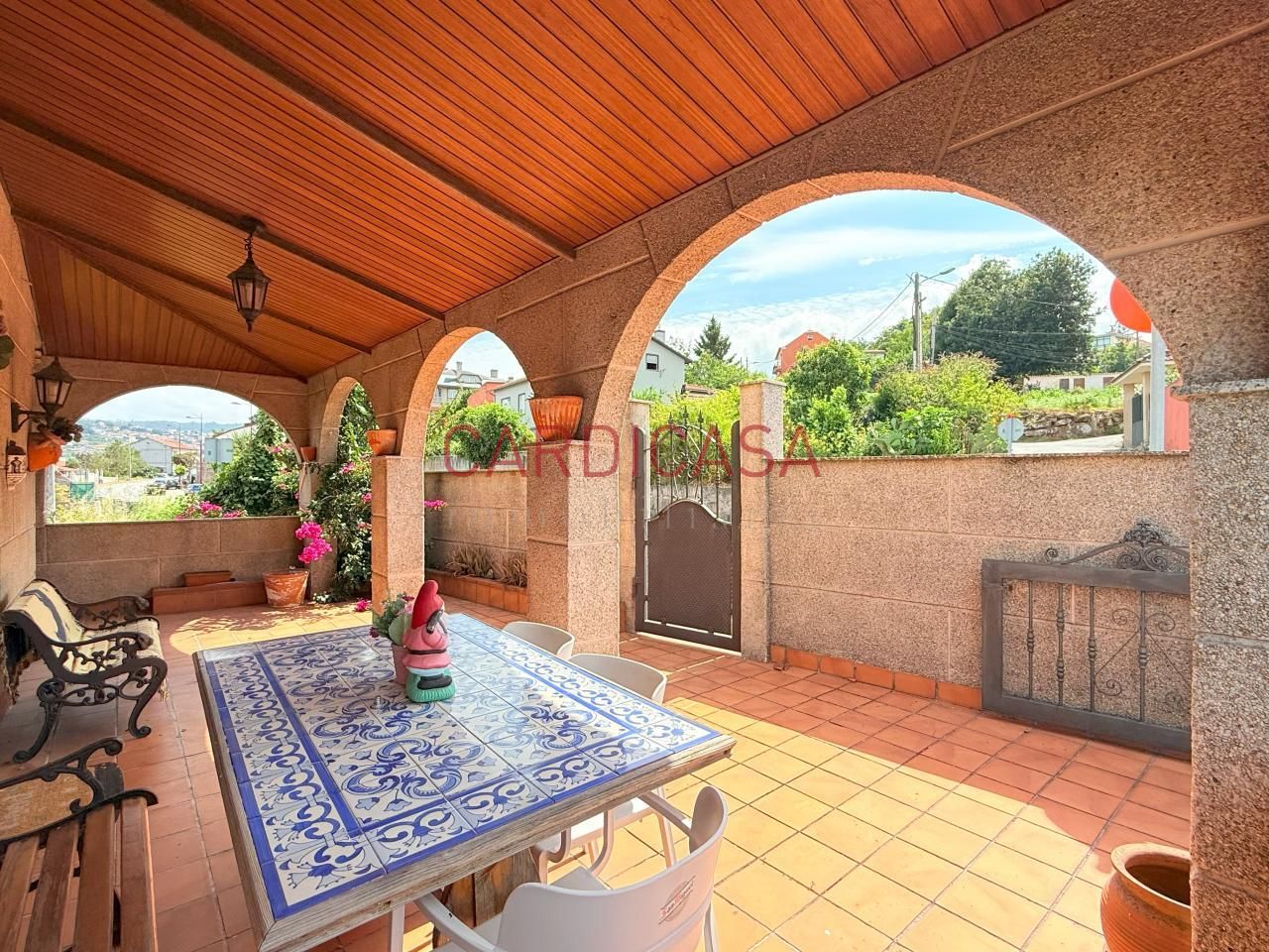 Jardí de Casa o xalet en venda en Vigo  amb Calefacció, Jardí privat i Parquet