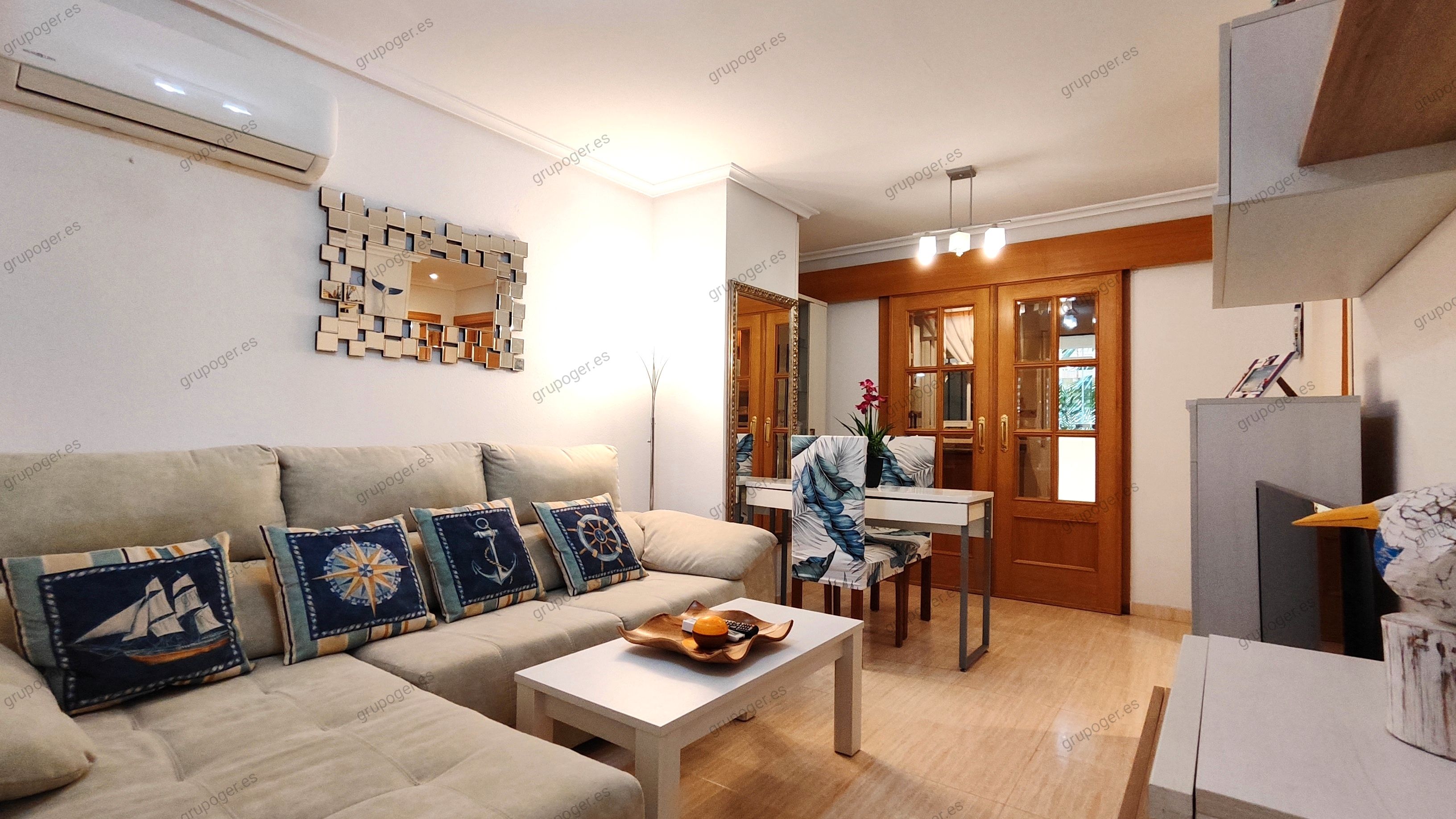 Living room of Flat for sale in Oropesa del Mar / Orpesa  with Air Conditioner, Heating and Private garden