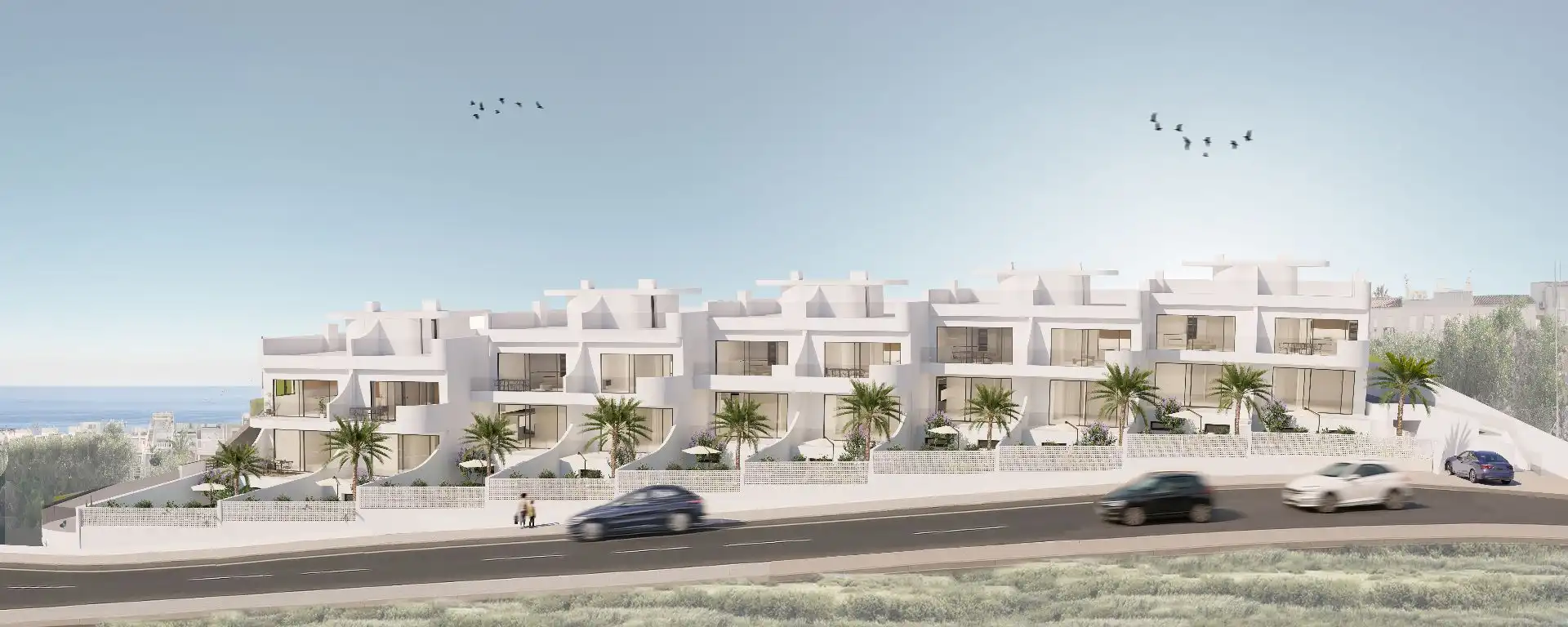 Außenansicht von Wohnung zum Verkauf in Torrevieja mit Klimaanlage und Gemeinschaftspool