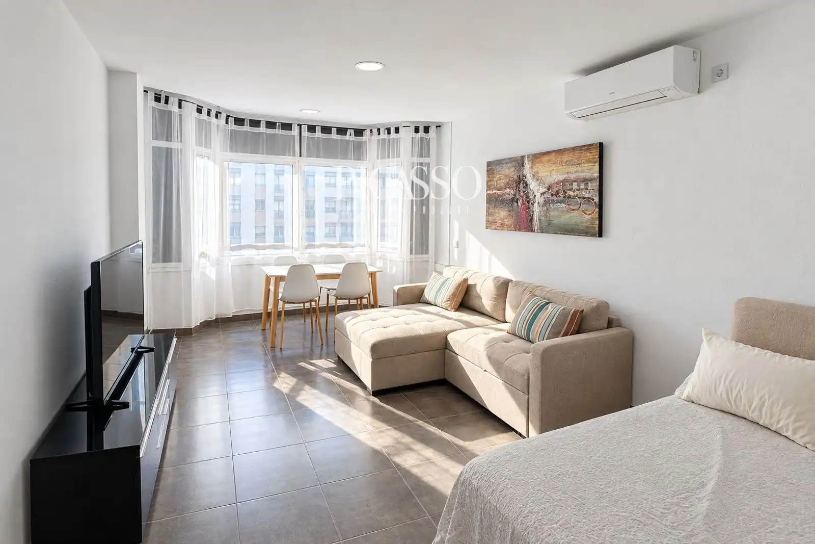 Sala d'estar de Apartament de lloguer en Centro