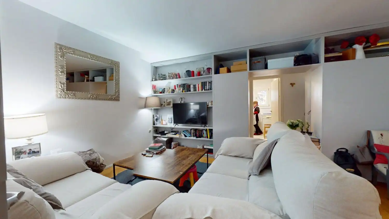 Living room of Flat for sale in Sevilla  with Air Conditioner, Heating and Terrace