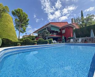 Swimming pool of House or chalet for sale in Genovés  with Air Conditioner, Heating and Private garden