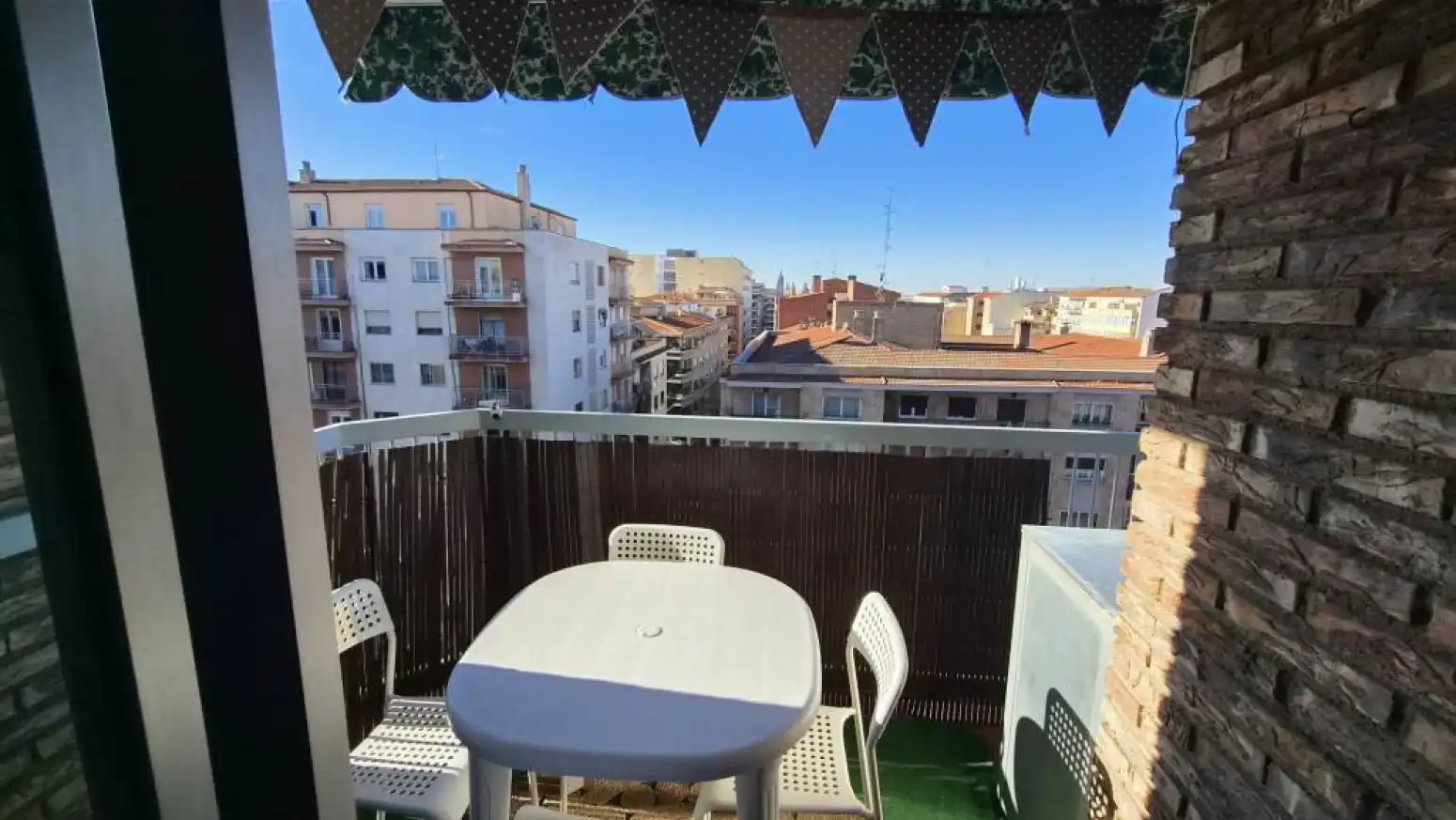 Terraza de Piso de alquiler en Salamanca con Calefacción, Parquet y Amueblado
