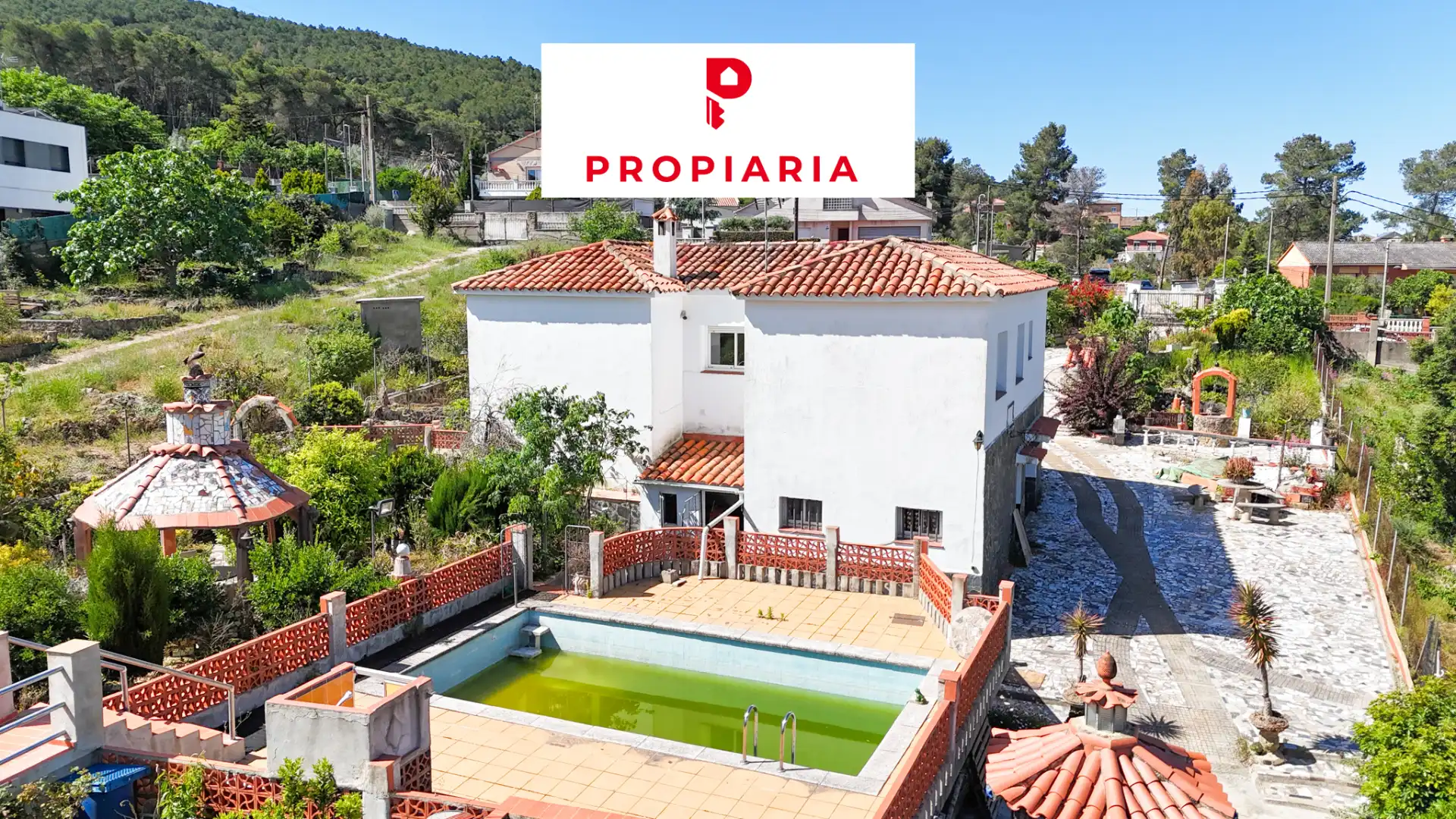 Vista exterior de Casa o chalet en venta en Vallirana con Calefacción, Jardín privado y Terraza