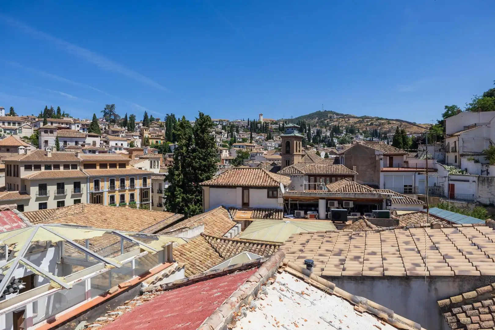 Vista exterior de Dúplex en venda en Granada amb Aire condicionat i Terrassa