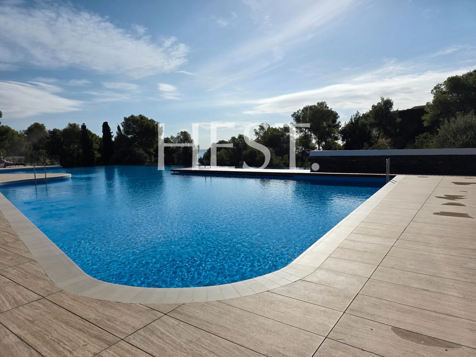Swimming pool of Flat for sale in Sant Pere de Ribes  with Parquet flooring, Terrace and Furnished