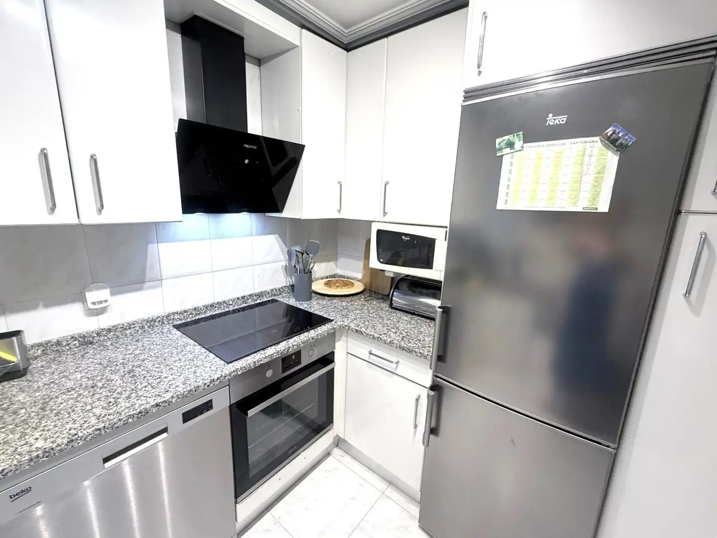 Cocina de Piso en venta en  Pamplona / Iruña con Calefacción, Parquet y Amueblado