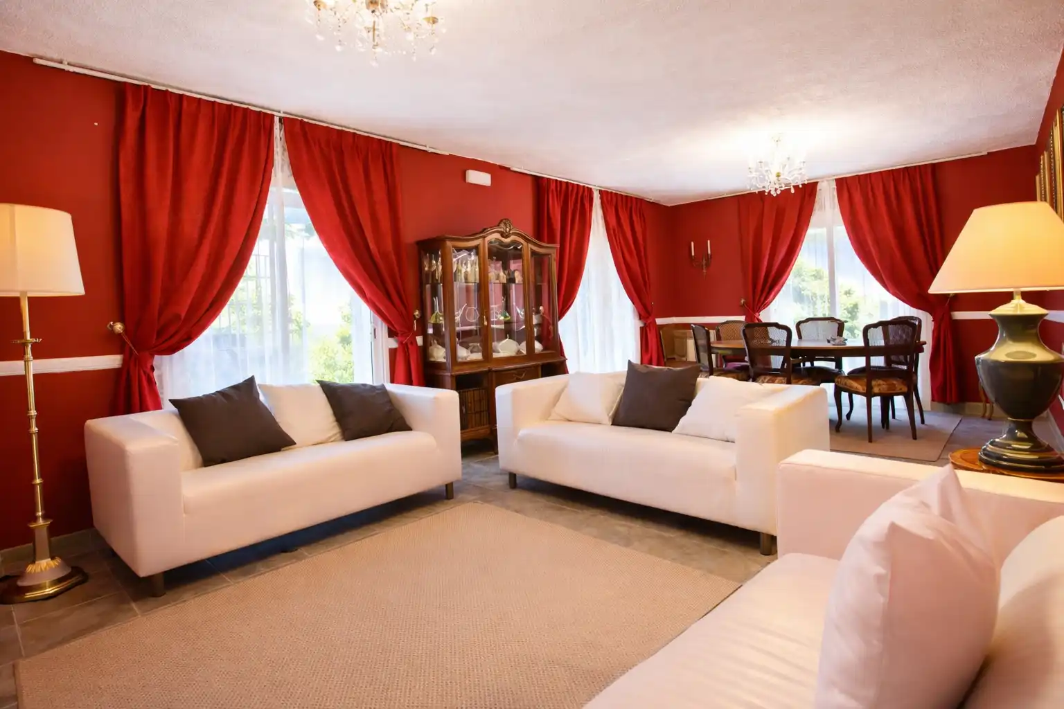 Sala de estar de Finca rústica en venta en Santa Oliva con Jardín privado