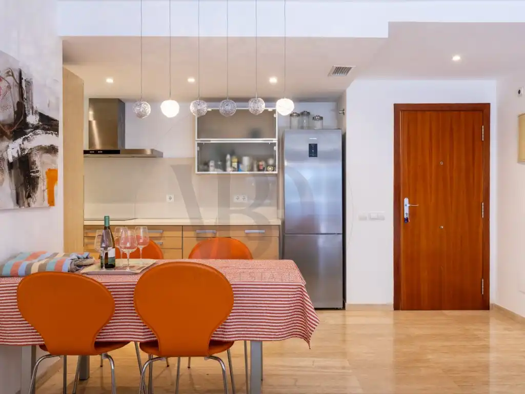 Cocina de Apartamento de alquiler en Eivissa con Aire acondicionado, Terraza y Piscina comunitaria