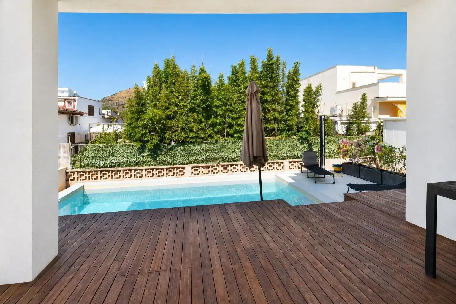 Piscina de Casa o xalet en venda en Alcúdia amb Aire condicionat, Jardí privat i Terrassa