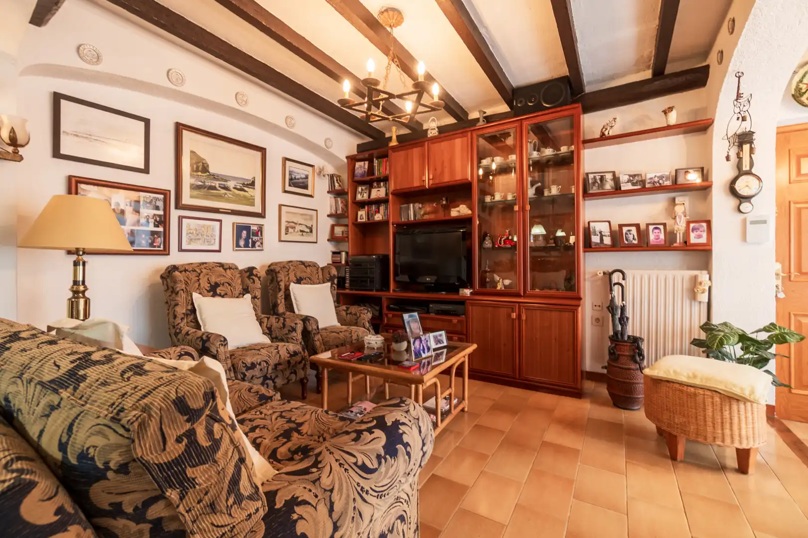 Sala d'estar de Planta baixa en venda en Llançà amb Aire condicionat, Calefacció i Jardí privat
