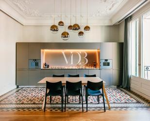 Kitchen of Apartment to rent in  Barcelona Capital  with Air Conditioner, Terrace and Swimming Pool