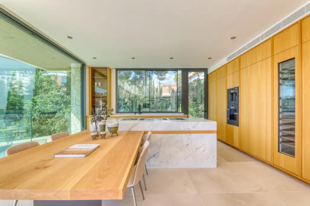 Kitchen of Houses for sale in Calvià  with Air Conditioner, Private garden and Parquet flooring