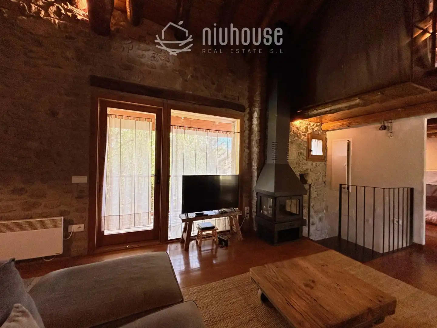 Sala de estar de Casa adosada en venta en Dorres
