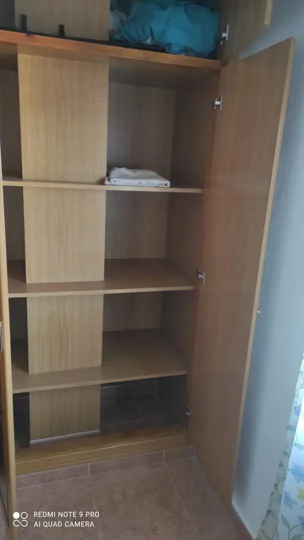 Dormitori de Apartament de lloguer en Cáceres amb Aire condicionat, Calefacció i Moblat