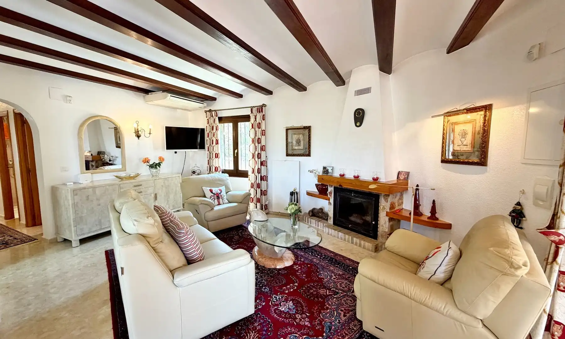Living room of Houses for sale in Dénia  with Air Conditioner, Heating and Private garden