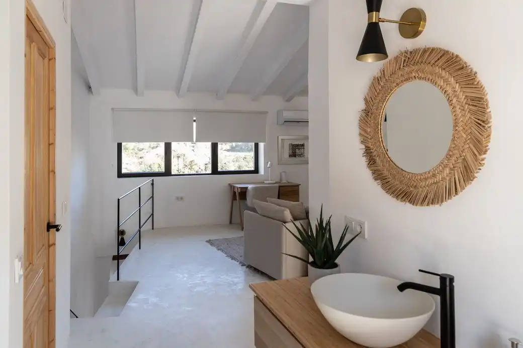 Living room of Houses for sale in Bolulla  with Air Conditioner, Heating and Private garden