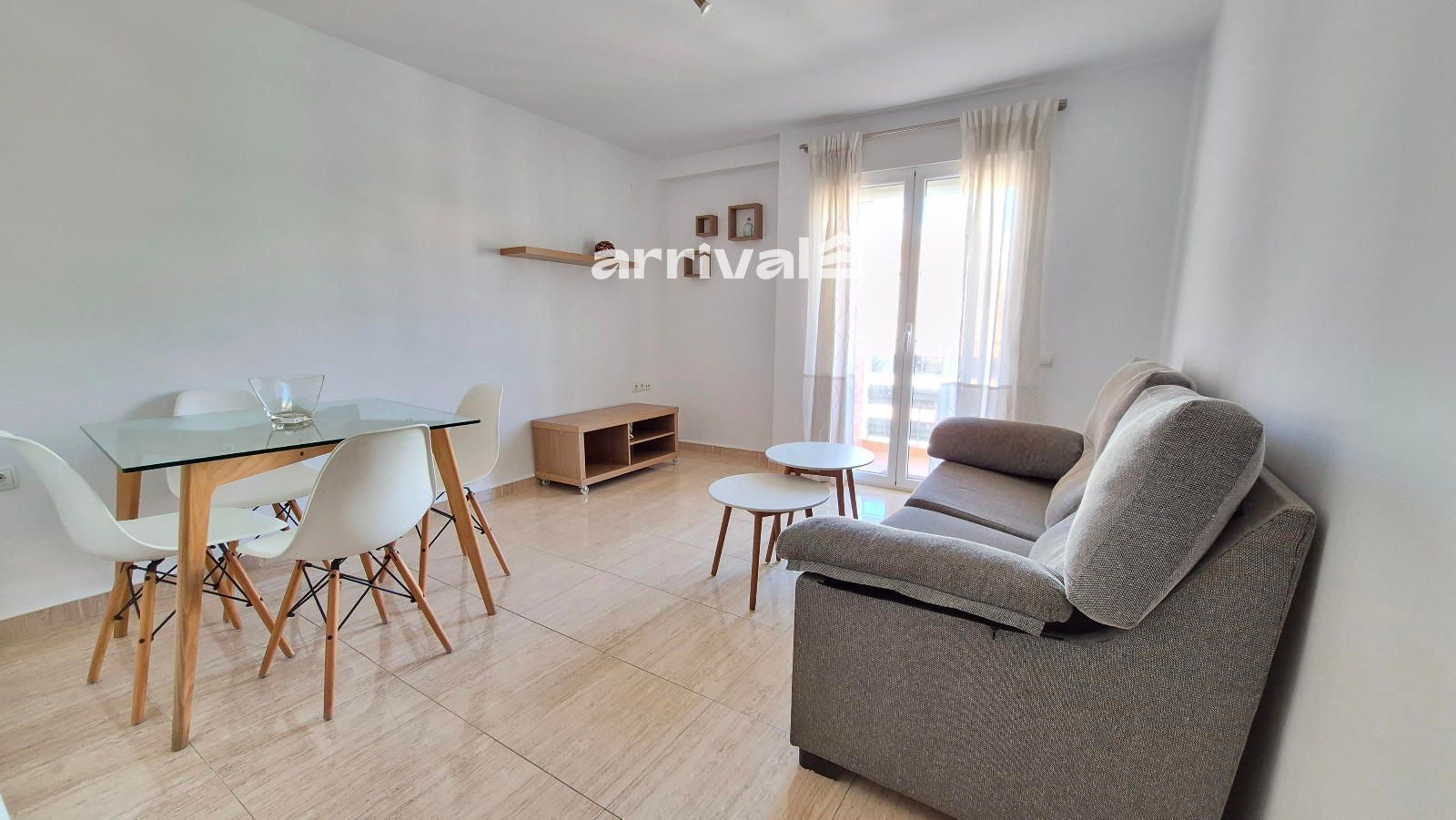 Sala d'estar de Pis de lloguer en  Valencia Capital amb Terrassa, Moblat i Forn