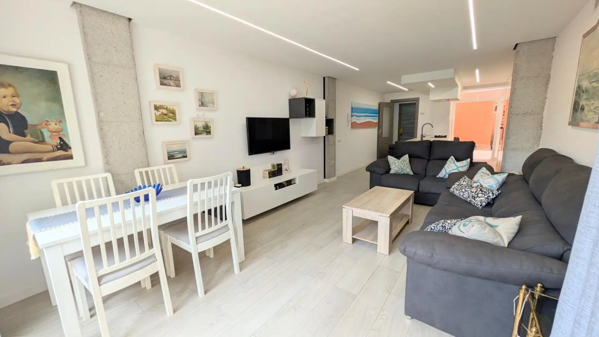 Sala de estar de Piso en venta en  Palma de Mallorca con Aire acondicionado, Terraza y Balcón