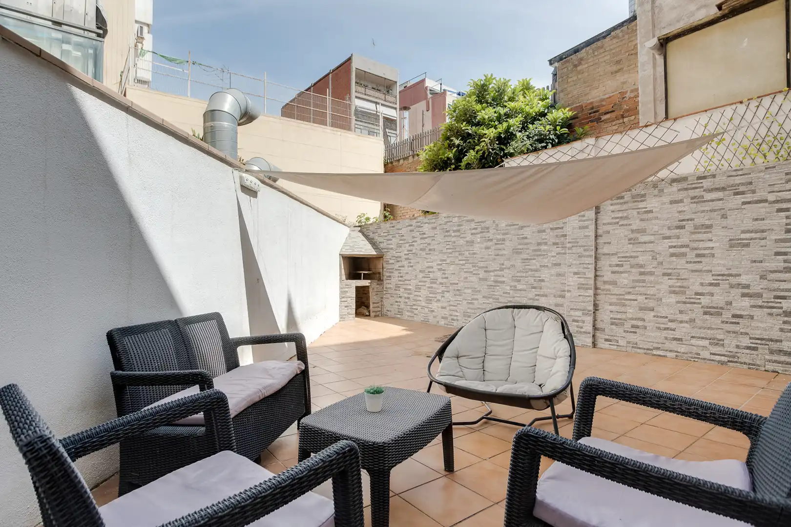 Terrasse von Erdgeschoss zum Verkauf in Sant Adrià de Besòs mit Heizung und Terrasse