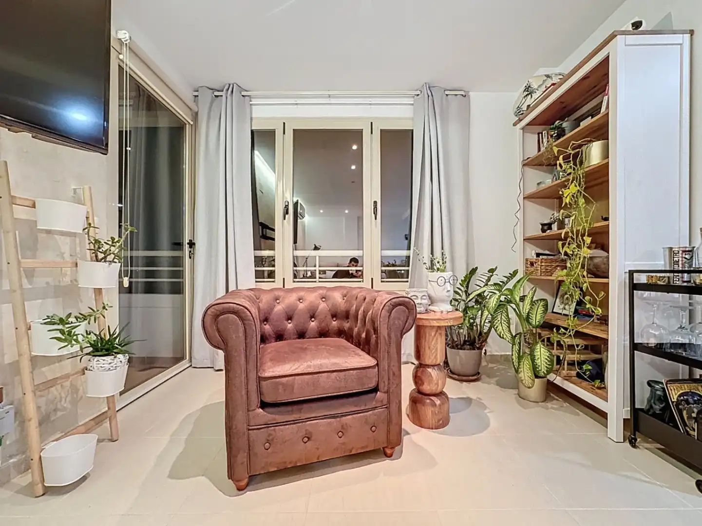 Living room of Flat for sale in L'Alfàs del Pi  with Air Conditioner, Private garden and Terrace