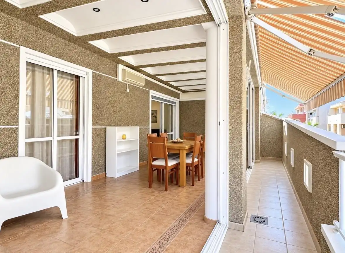 Terrasse von Dachboden zur Miete in Orihuela mit Klimaanlage, Heizung und Terrasse