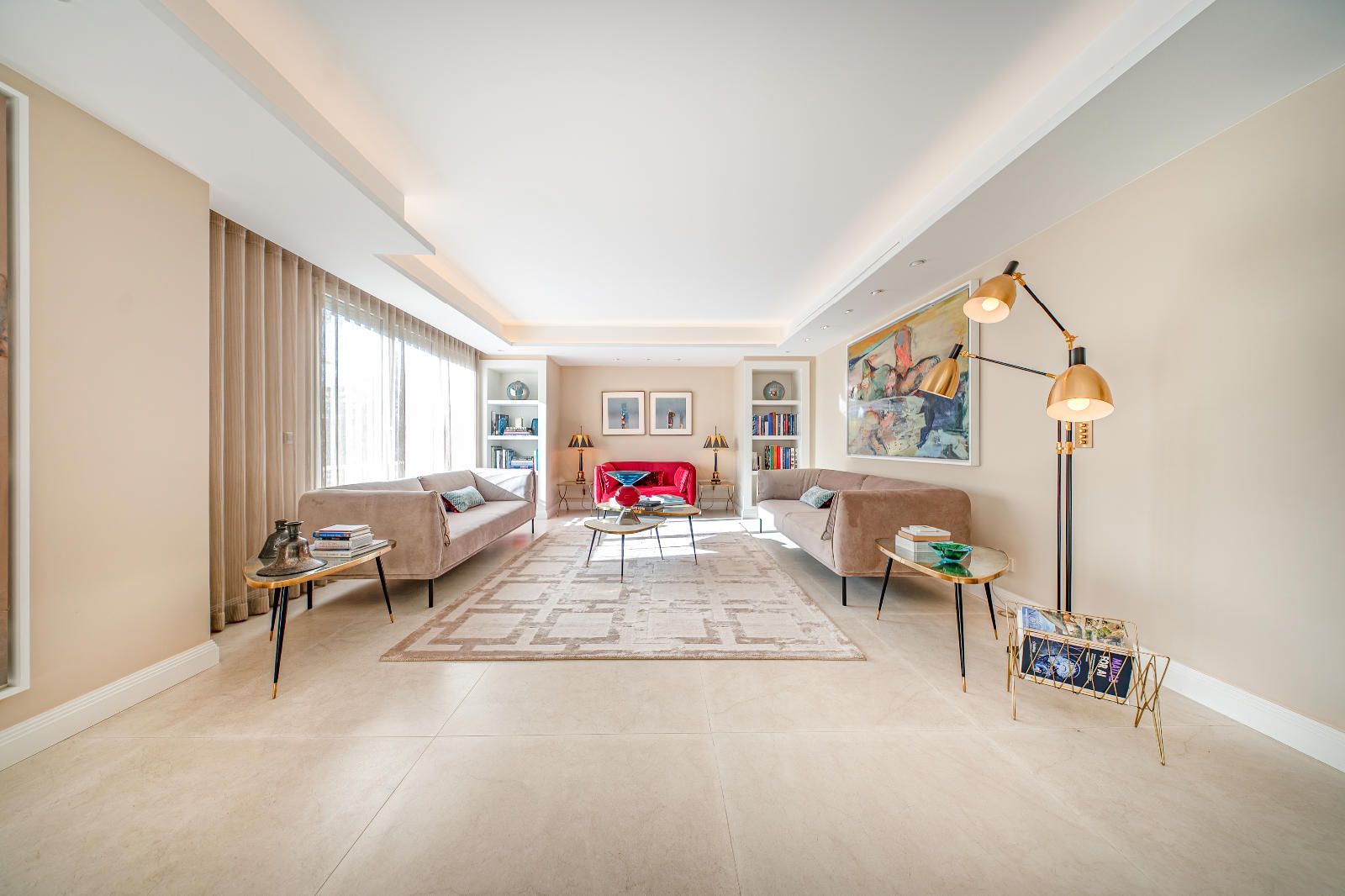 Living room of Flat for sale in  Barcelona Capital  with Air Conditioner, Heating and Terrace