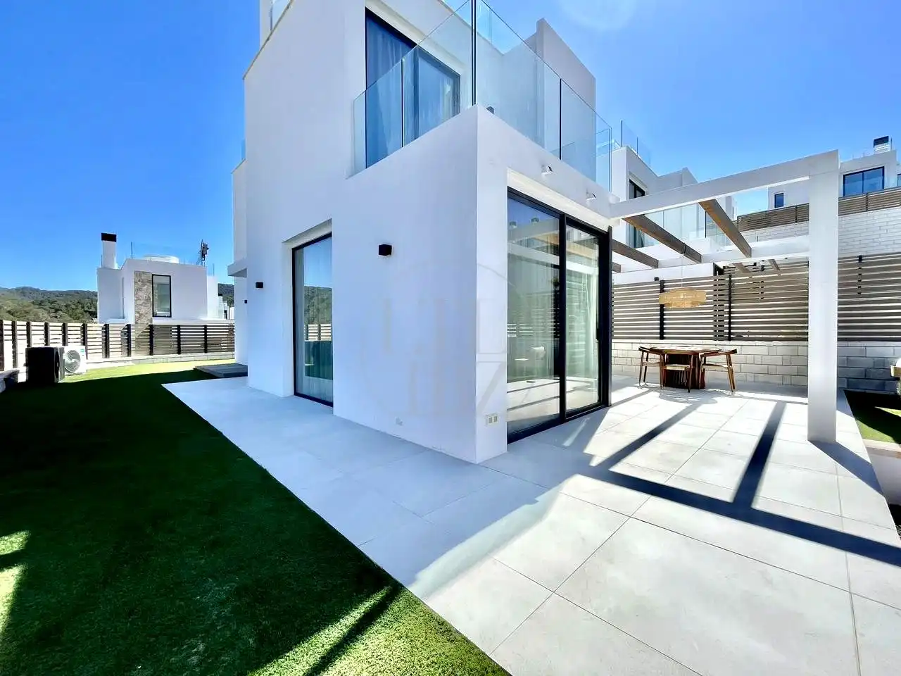 Terrasse von Haus oder Chalet zur Miete in Sant Josep de sa Talaia mit Klimaanlage, Privatgarten und Terrasse