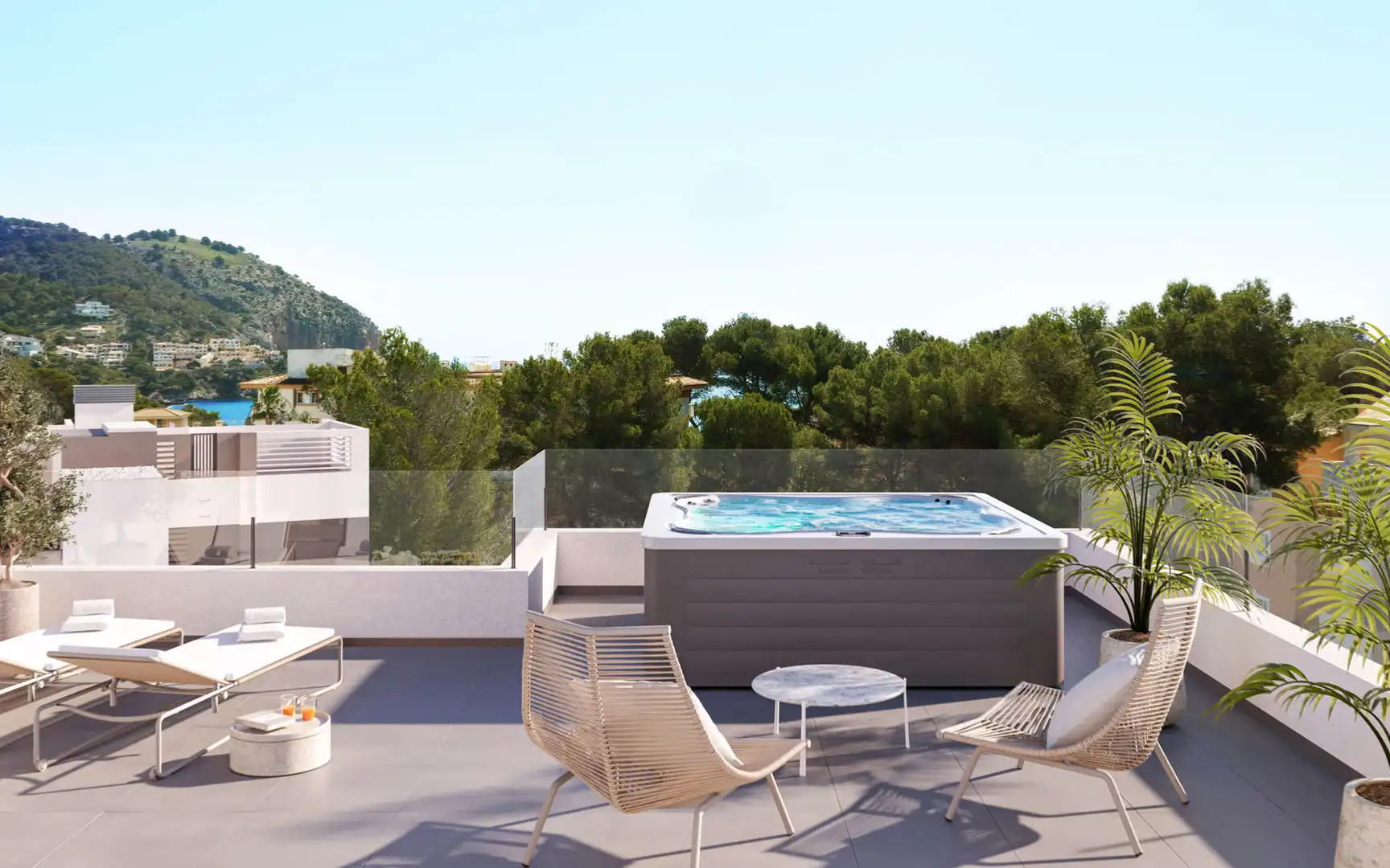 Terrasse von Erdgeschoss zum Verkauf in Capdepera mit Klimaanlage und Terrasse