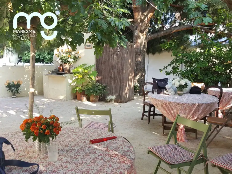 Terrasse von Country house zum Verkauf in Vilassar de Mar mit Heizung, Privatgarten und Schwimmbad