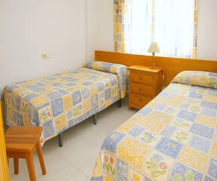 Schlafzimmer von Wohnungen zur Miete in Peñíscola / Peníscola mit Klimaanlage, Heizung und Terrasse