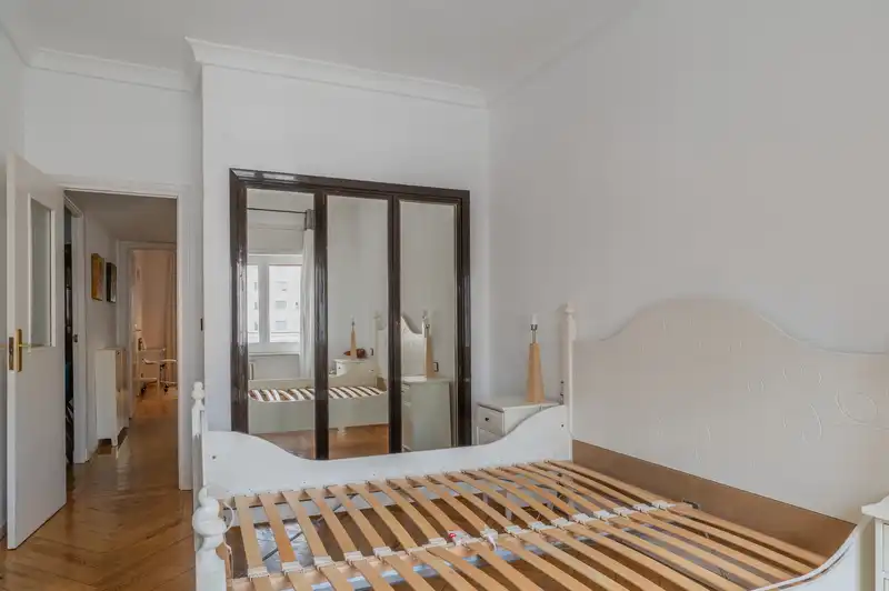 Schlafzimmer von Wohnung zum Verkauf in Madrid mit Heizung, Terrasse und Möbliert