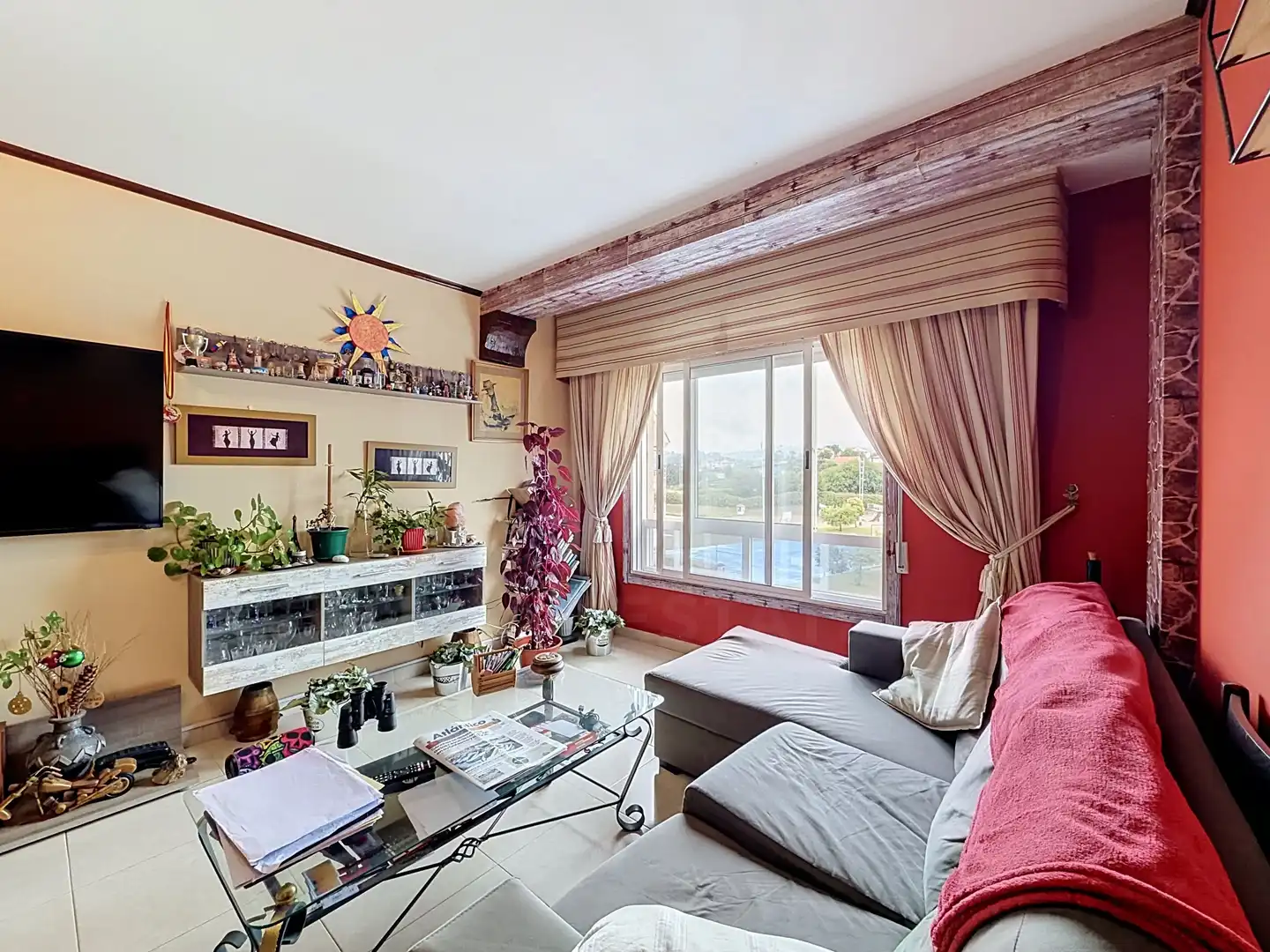 Sala de estar de Dúplex en venta en Poio