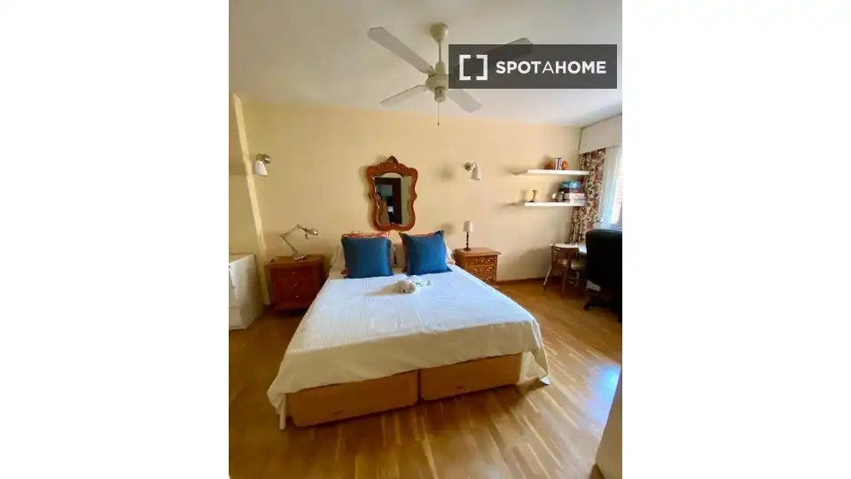 Habitación de Piso de alquiler en Madrid con Aire acondicionado, Calefacción y Amueblado