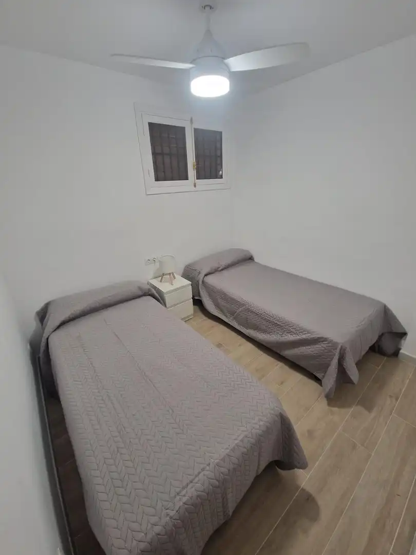 Bedroom of Flat for rent in Cullera  with Private garden, Parquet flooring and Furnished