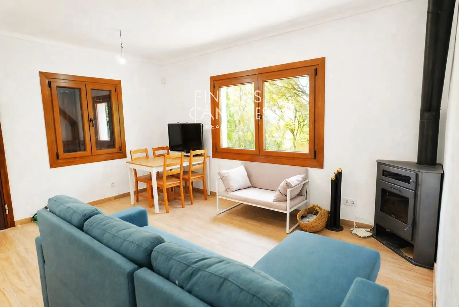 Sala de estar de Casa o chalet en venta en Quart con Aire acondicionado, Calefacción y Trastero