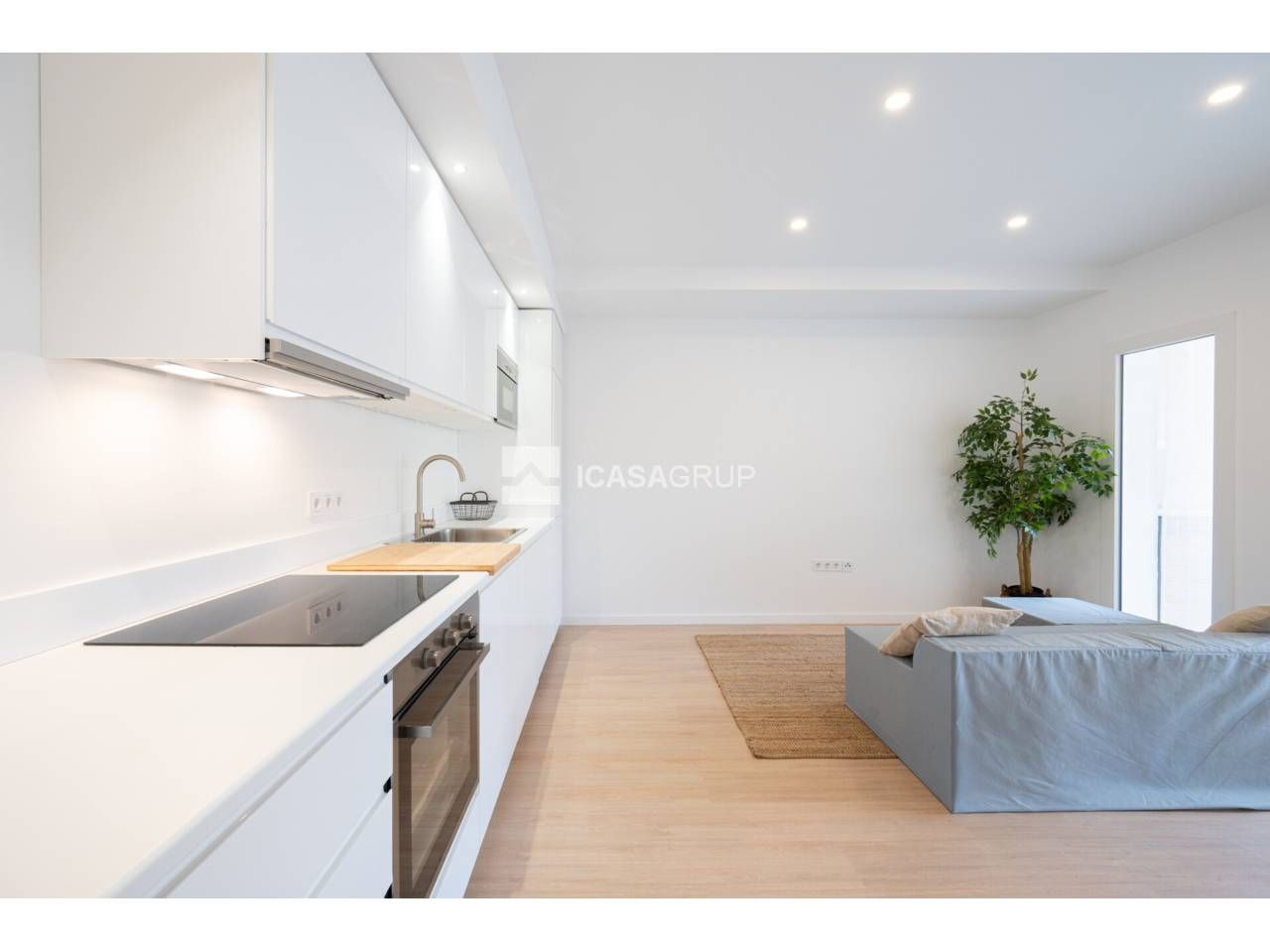 Kitchen of Flat for sale in Rubí  with Parquet flooring and Terrace