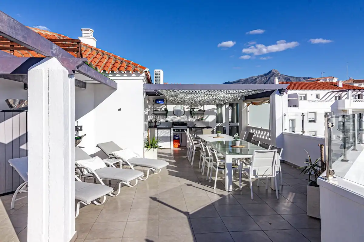 Terrassa de Àtic de lloguer en Marbella amb Aire condicionat, Calefacció i Terrassa
