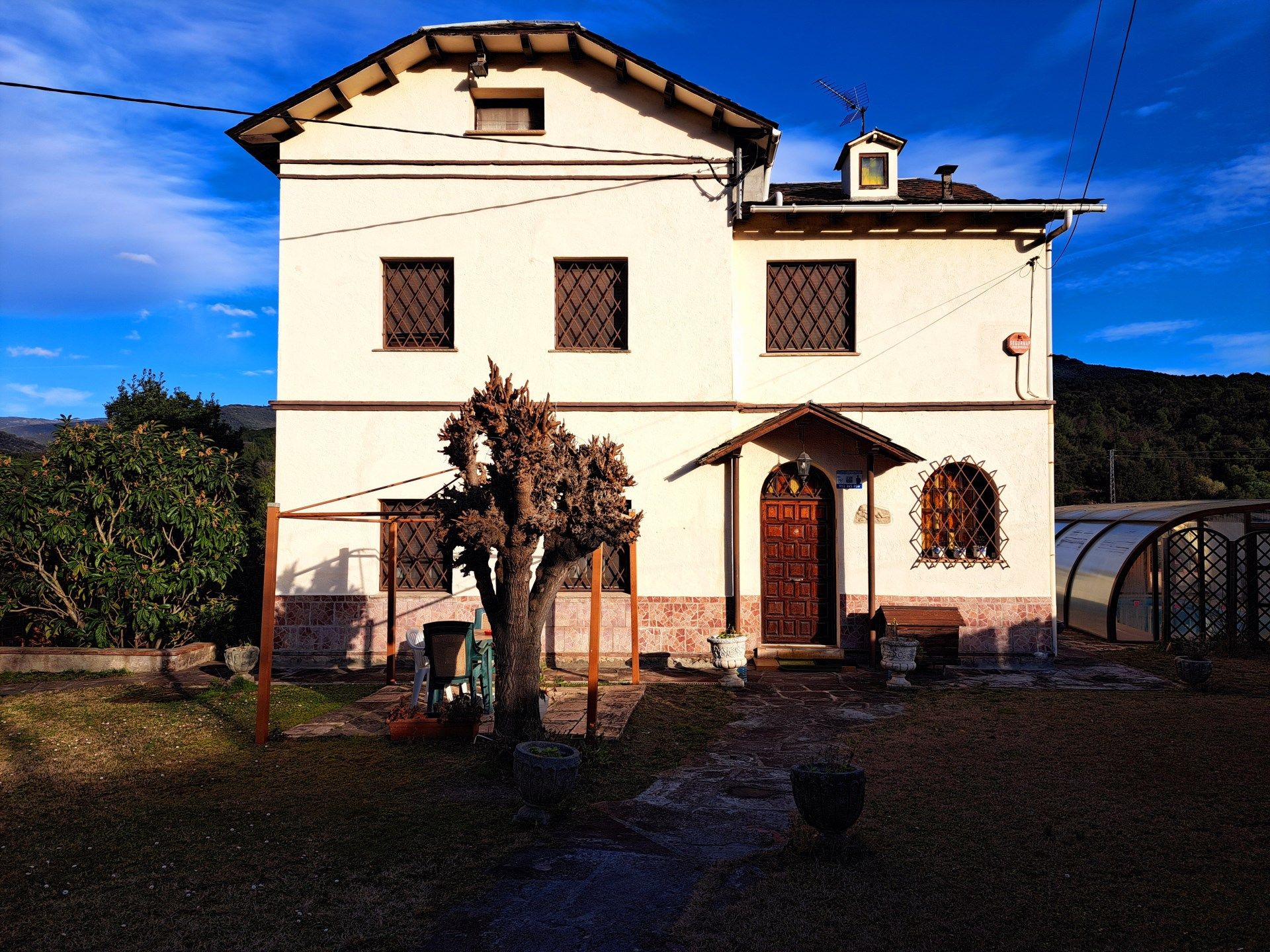 Vista exterior de Casa o chalet en venta en Sant Martí de Centelles con Calefacción, Terraza y Piscina