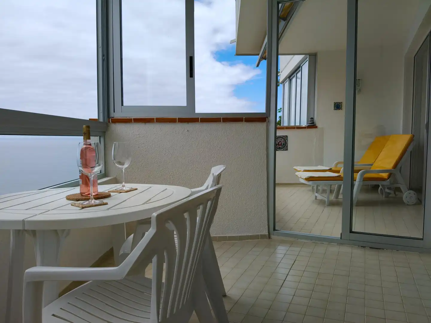 Terrassa de Apartament en venda en La Matanza de Acentejo amb Moblat, Balcó i Piscina comunitària