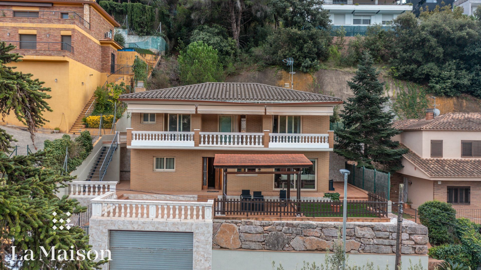 Exterior view of House or chalet for sale in Arenys de Munt  with Heating, Private garden and Terrace