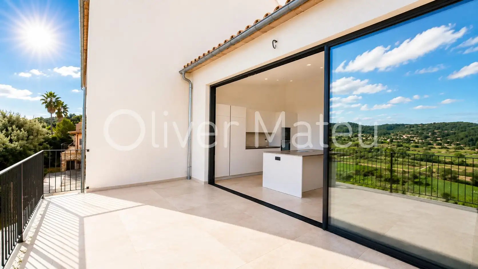 Terrace of Duplexes for sale in Marratxí  with Air Conditioner, Private garden and Parquet flooring