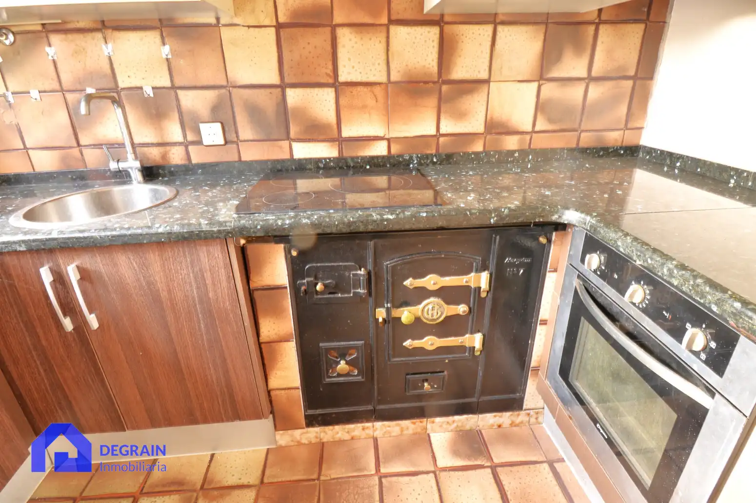 Cocina de Casa o chalet en venta en Noreña con Calefacción, Jardín privado y Terraza