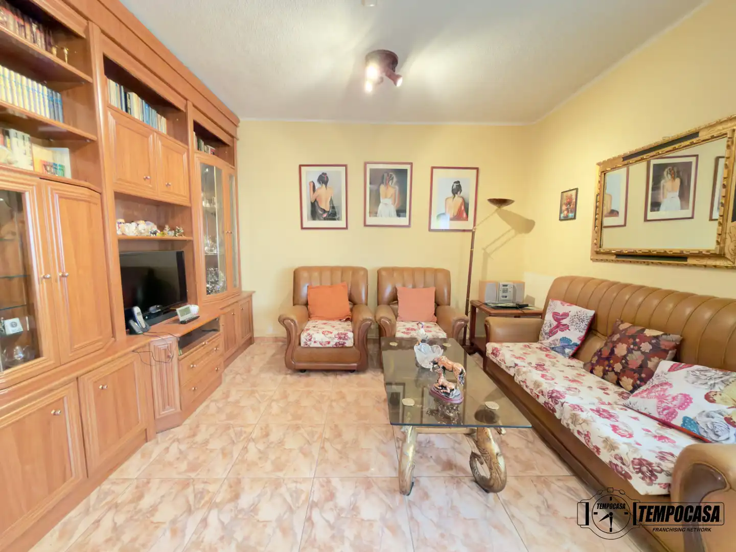 Sala de estar de Piso en venta en Madrid con Aire acondicionado y Amueblado
