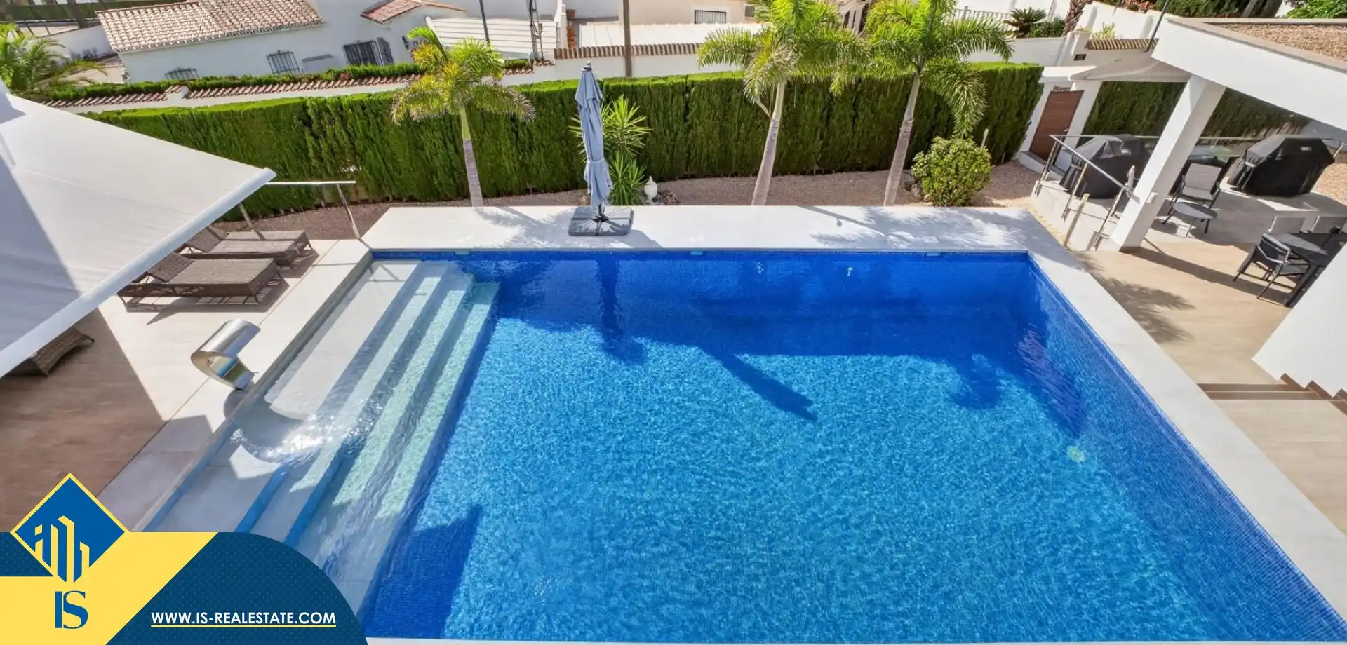 Piscina de Casa o xalet en venda en Pilar de la Horadada amb Terrassa, Piscina i Moblat