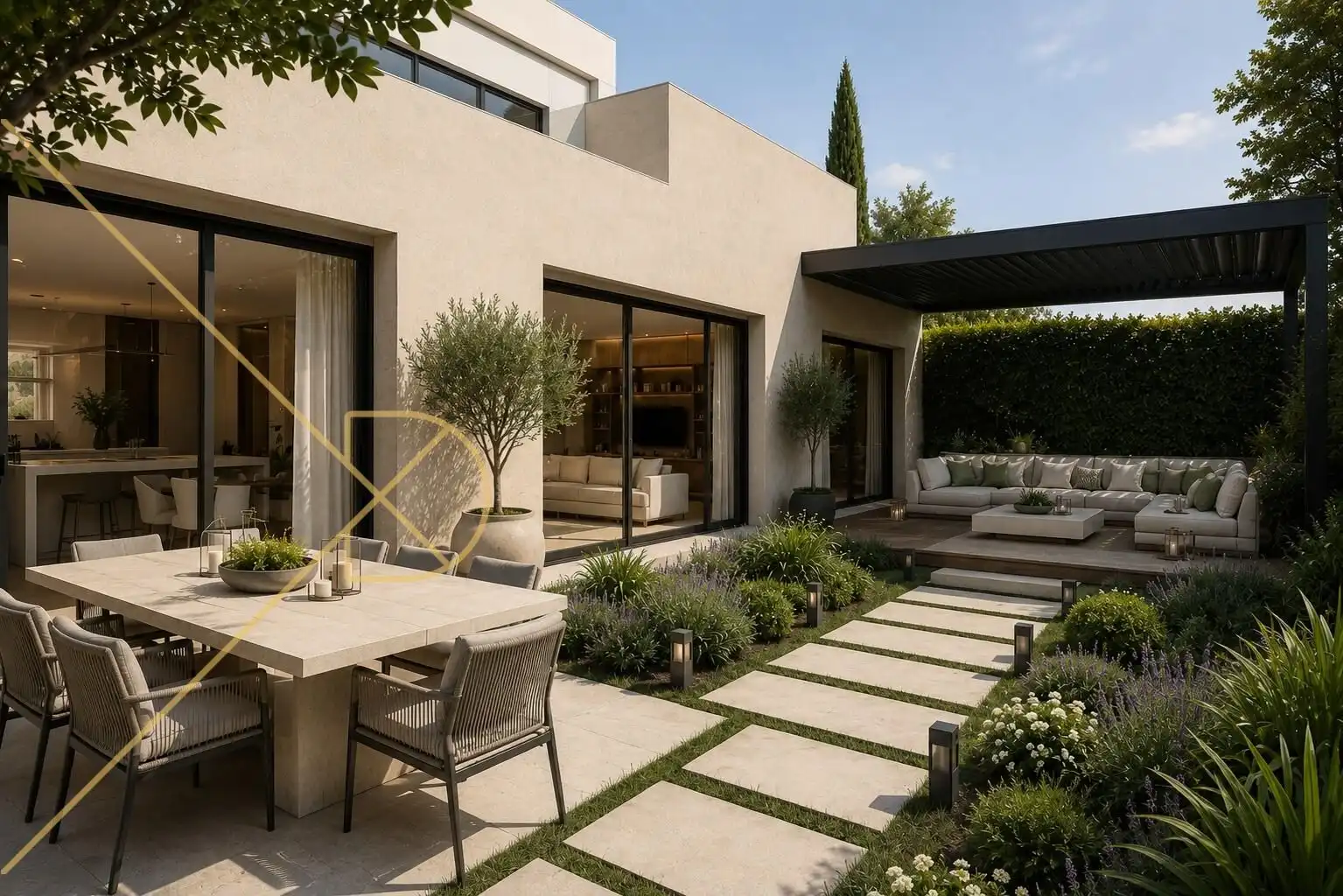 Terraza de Casa o chalet en venta en Esplugues de Llobregat con Aire acondicionado, Calefacción y Jardín privado