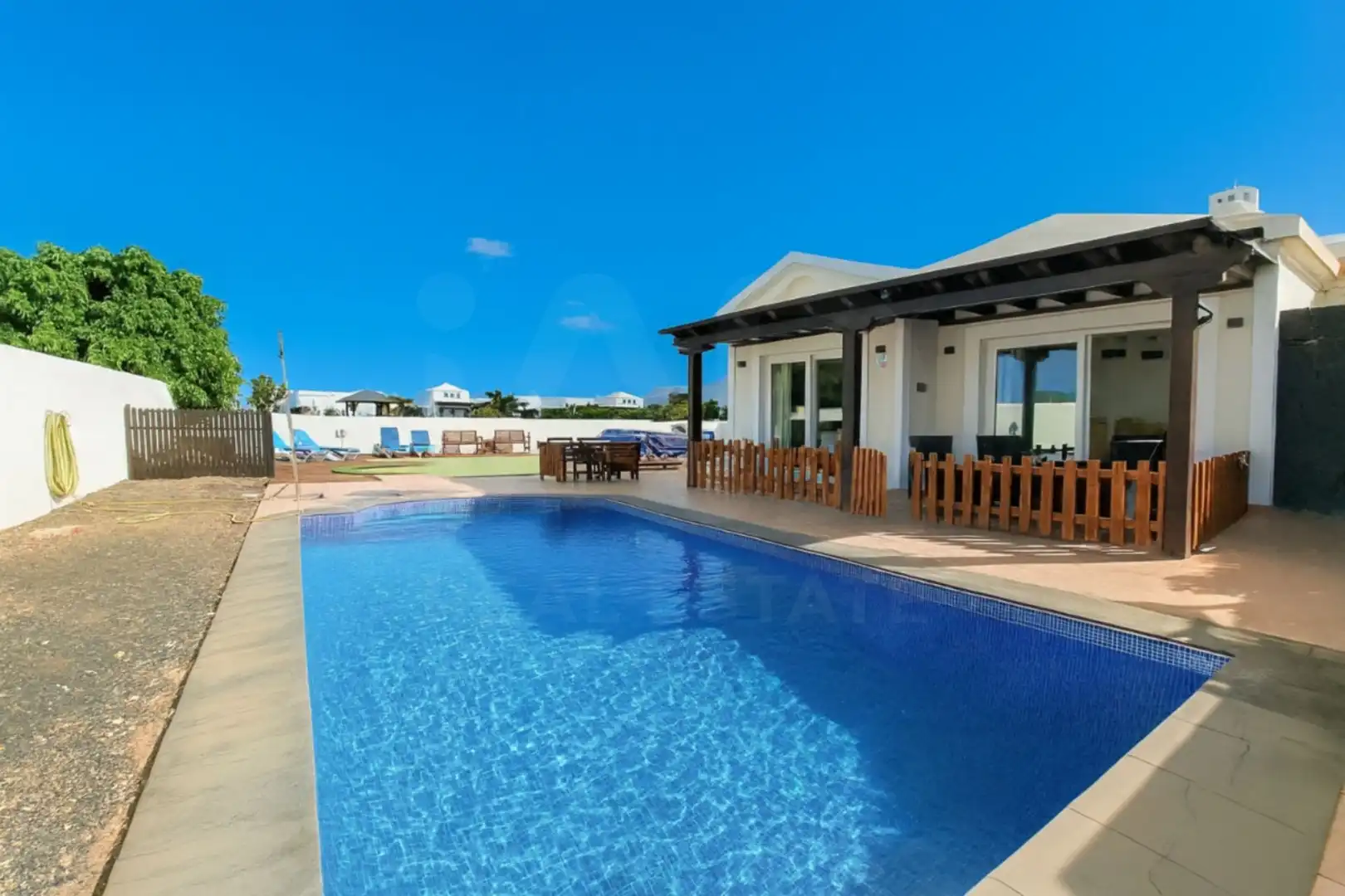 Swimming pool of Houses for sale in Yaiza  with Air Conditioner, Terrace and Swimming Pool