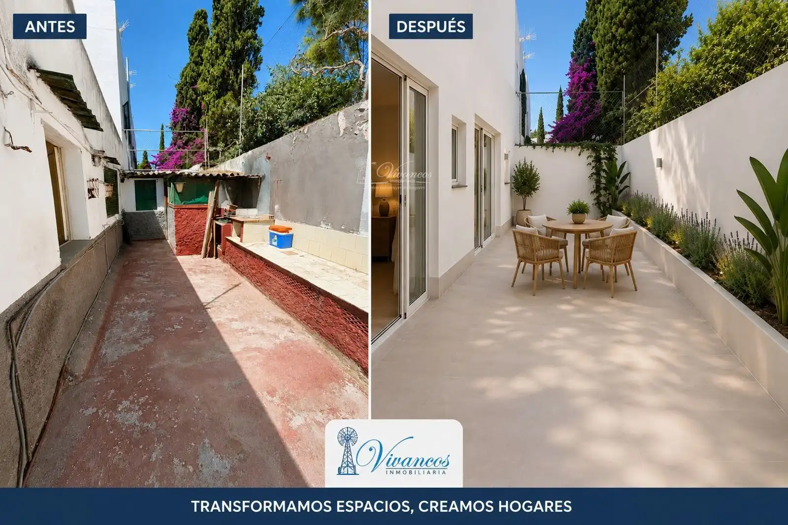 Terrassa de Casa adosada en venda en  Palma de Mallorca amb Aire condicionat, Jardí privat i Terrassa
