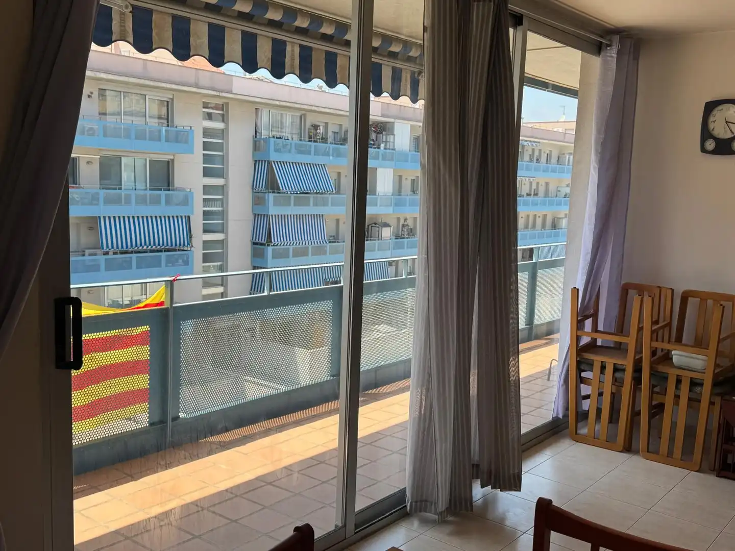 Balcony of Flat for sale in Badalona  with Air Conditioner, Heating and Oven